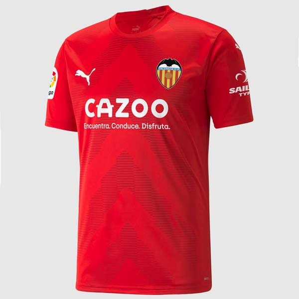 Tailandia Camiseta Valencia Tercera equipo Portero 2022-23 Rojo